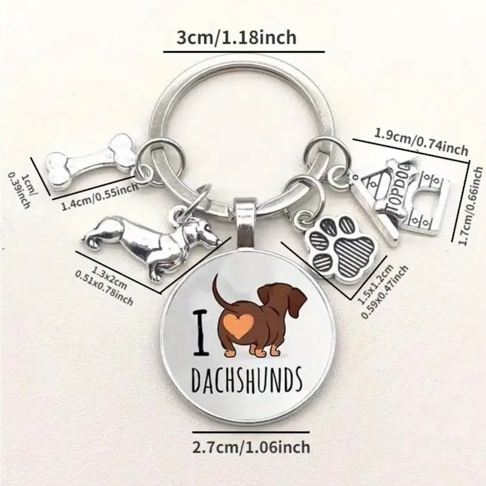 Dachshund Key Chain ❤️ - Picture 3 of 3